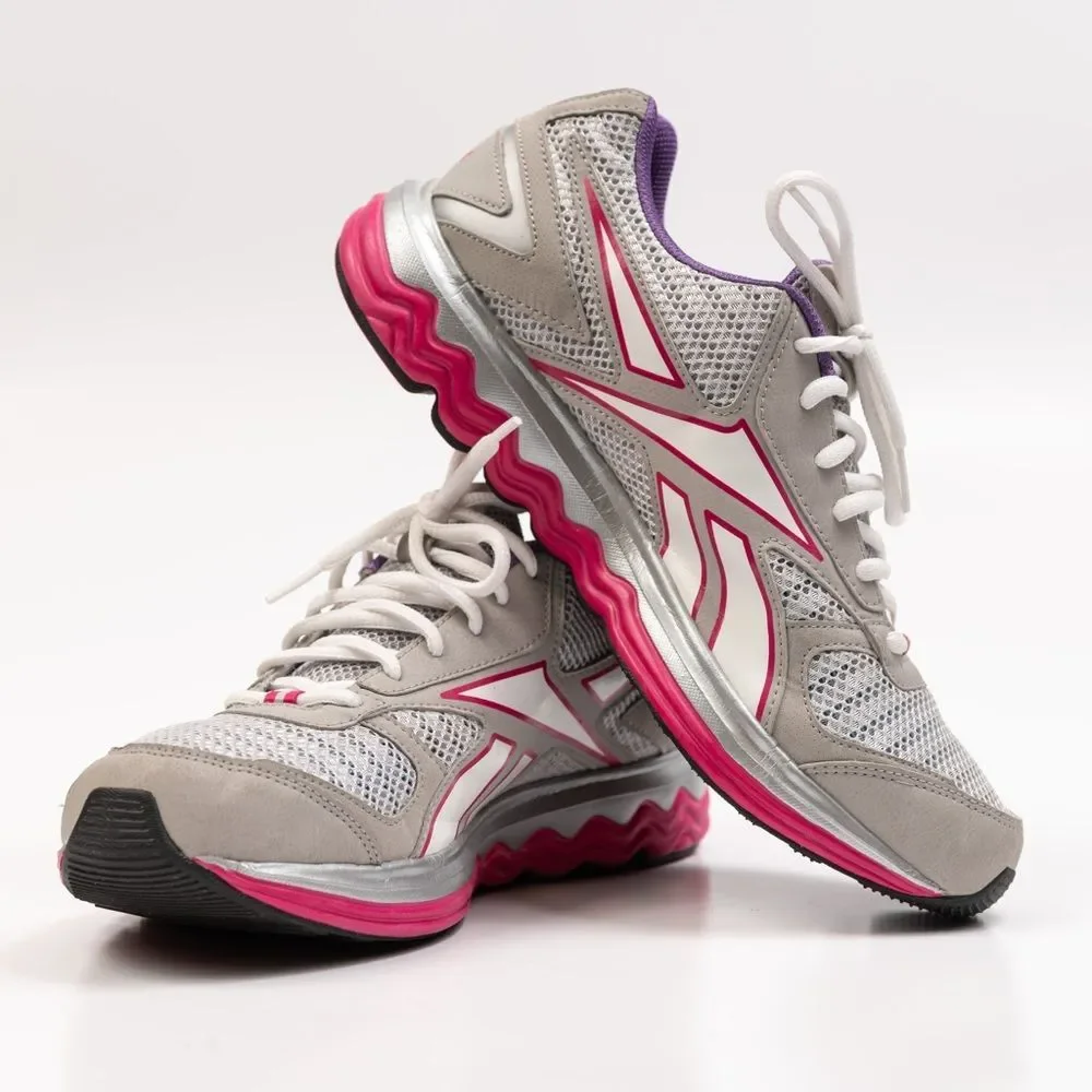 Reebok DMX Ride Sneakers gray pink Shoes size 10